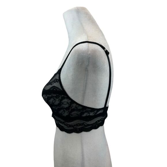 Ladies b.tempt'd by Wacoal‎ Lace Kiss Bralette Black Size Small - Picture 10 of 12